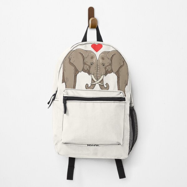 Item preview, Here Always Elephant Hoodie: Minimalist Savanna Love Gift designed and sold by SavannaStrikes.