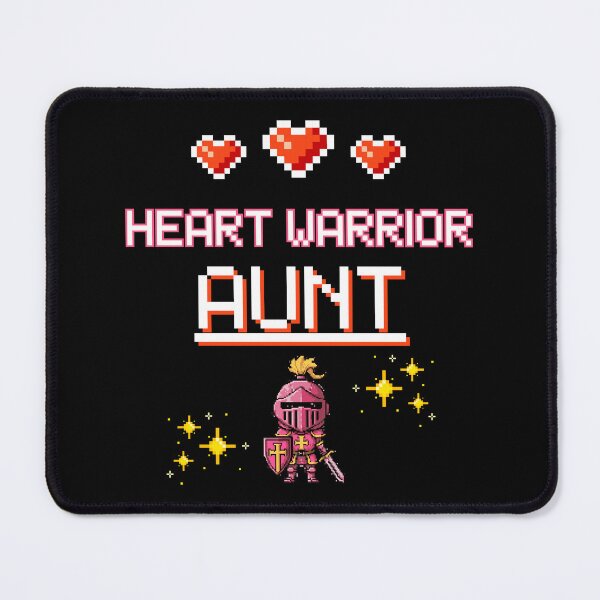 Item preview, Proud Aunt of a Heart Warrior Retro Pixel Art CHD Awareness designed and sold by JB-designstudio.