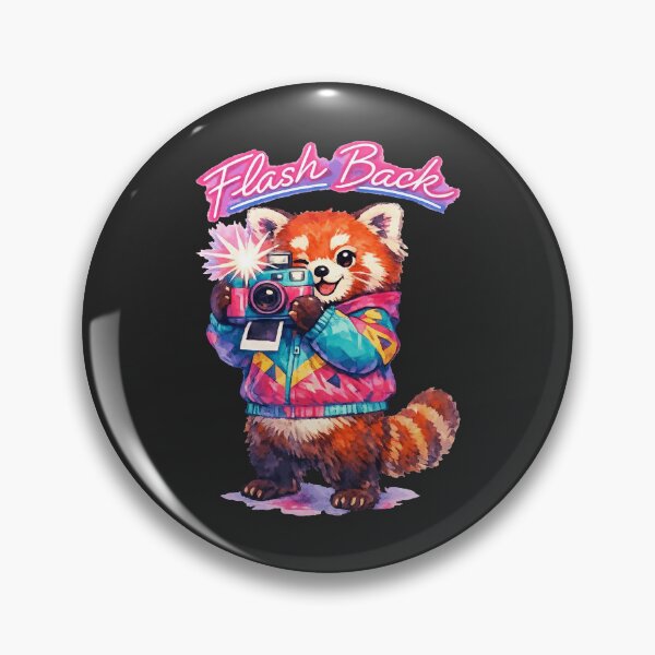 Item preview, Flash Back - 90s Red Panda Camera designed and sold by DigitalGlade.