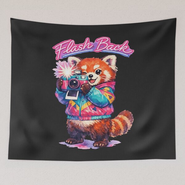 Item preview, Flash Back - 90s Red Panda Camera designed and sold by DigitalGlade.