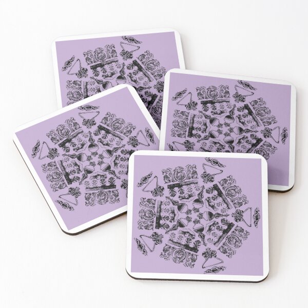 Item preview, Furniture Embellishment Pentagon on Mauve designed and sold by Digitalmyth's Designs.