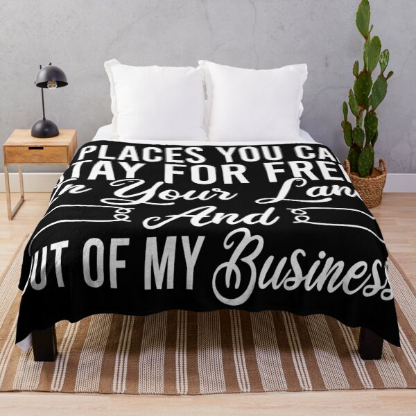 Item preview, 2 Places You Can Stay For Free In Your Lane And Out Of My Business designed and sold by Blonc-ou.