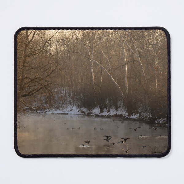 Item preview, Early fog on the river designed and sold by FlyingLilly.