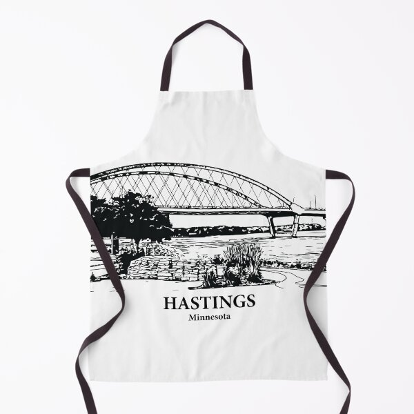 Item preview, Hastings MN - Ink Cityscape Illustration designed and sold by Lakeric Cityscapes.