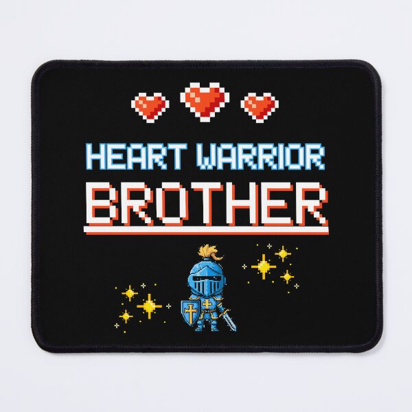 Item preview, Proud Brother of a Heart Warrior Retro Pixel Art CHD Awareness designed and sold by JB-designstudio.