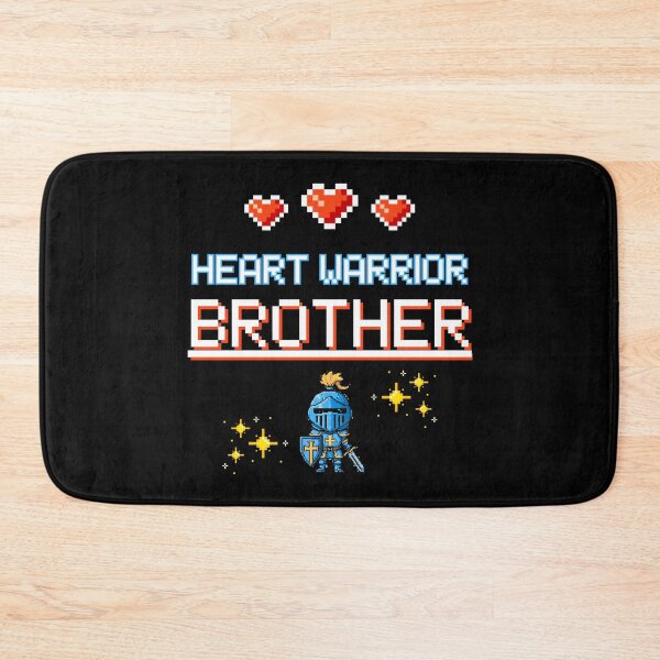 Item preview, Proud Brother of a Heart Warrior Retro Pixel Art CHD Awareness designed and sold by JB-designstudio.
