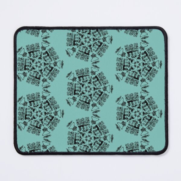 Item preview, Furniture Embellishment Pentagon on Teal designed and sold by Digitalmyth's Designs.