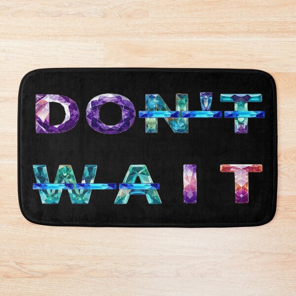 Item preview, Don't wait, do it! Motivation in gemstone form designed and sold by LiskoDesign.