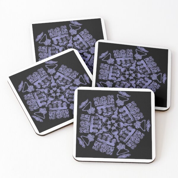 Item preview, Embellishment Pentagon Purple on Black designed and sold by Digitalmyth's Designs.