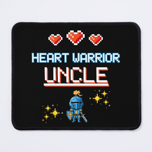 Item preview, Proud Uncle of a Heart Warrior Retro Pixel Art CHD Awareness designed and sold by JB-designstudio.
