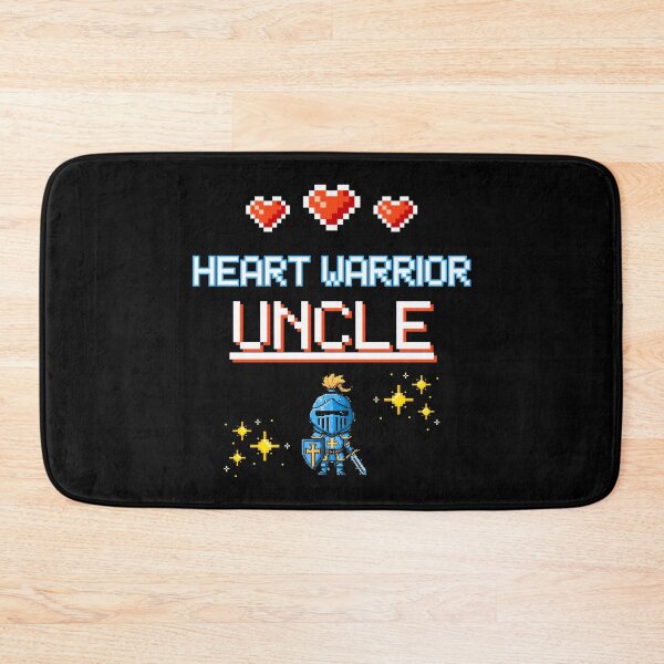 Item preview, Proud Uncle of a Heart Warrior Retro Pixel Art CHD Awareness designed and sold by JB-designstudio.