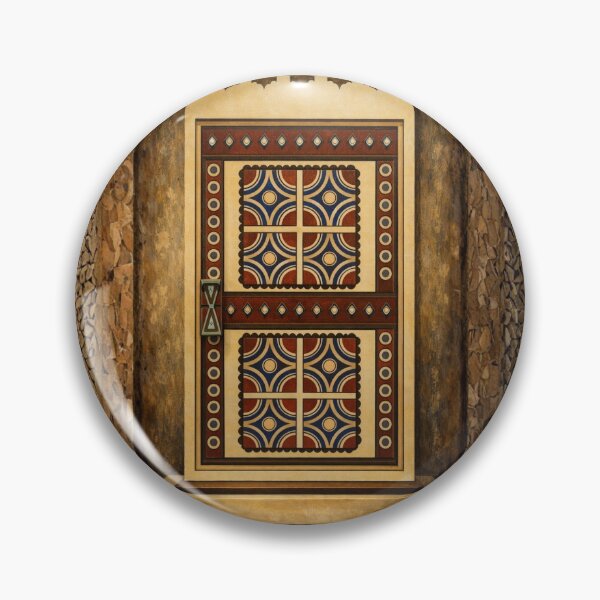 Item preview, Ancestral Sands Doorway - Antique Saudi Geometric Art designed and sold by D-Islamic.