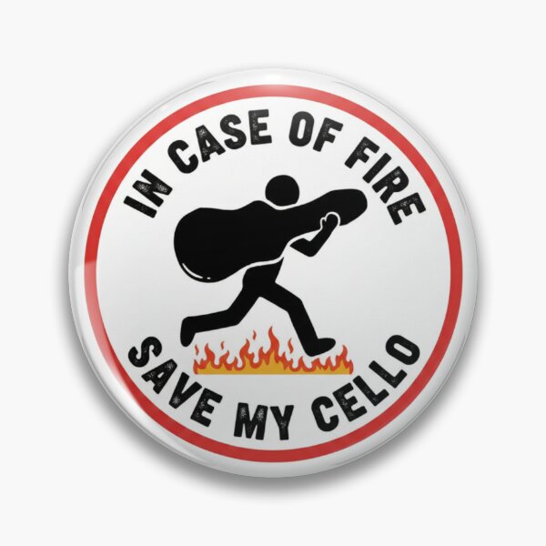 Item preview, In case of fire save my cello  designed and sold by CelloNerd123.