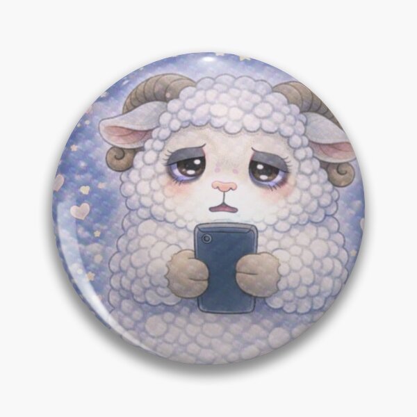 Item preview, Doomscroll Sheep | Just One More CareSheep Parody (Sheepism) designed and sold by Thpoar.