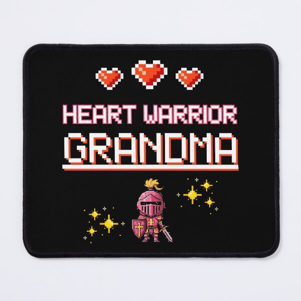 Item preview, Proud Grandma of a Heart Warrior Retro Pixel Art CHD Awareness designed and sold by JB-designstudio.