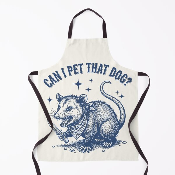Item preview, Can I Pet That Dog Sarcastic Angry Opossum designed and sold by Y-Vibes.
