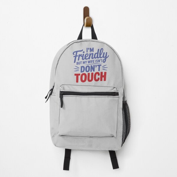 Item preview, Funny Husband Shirt – I'm Friendly But My Wife Isn't Don't Touch designed and sold by TeeLabDesign.