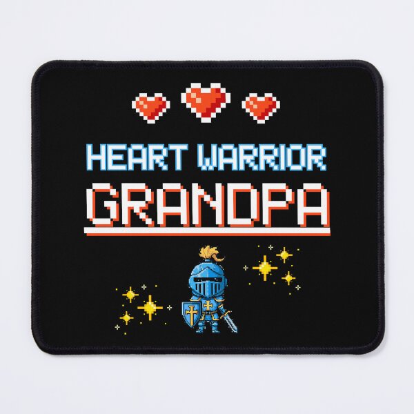 Item preview, Proud Grandpa of a Heart Warrior Retro Pixel Art CHD Awareness designed and sold by JB-designstudio.
