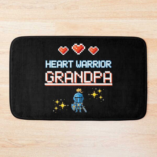 Item preview, Proud Grandpa of a Heart Warrior Retro Pixel Art CHD Awareness designed and sold by JB-designstudio.