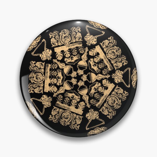 Item preview, Embellishment Pentagon Gold on Black designed and sold by Digitalmyth's Designs.