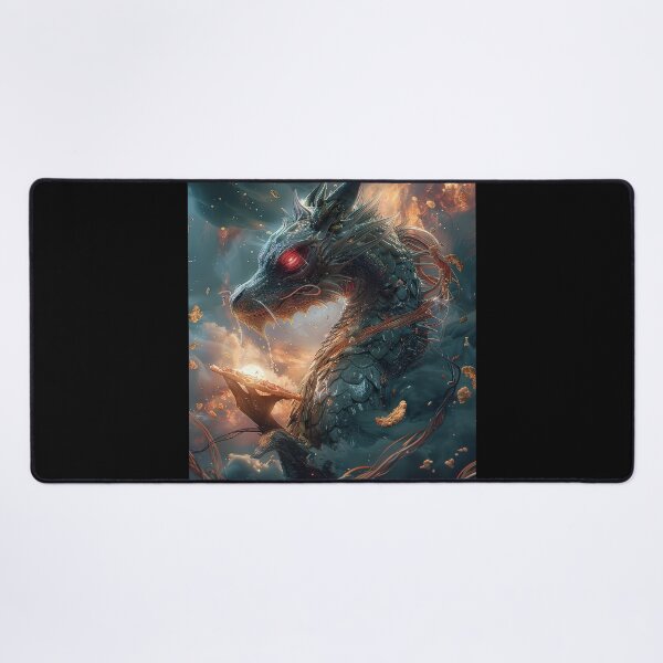 Item preview, Infernal Pizza Dragon – Dark Fantasy Surreal Beast Art designed and sold by Grafititee.