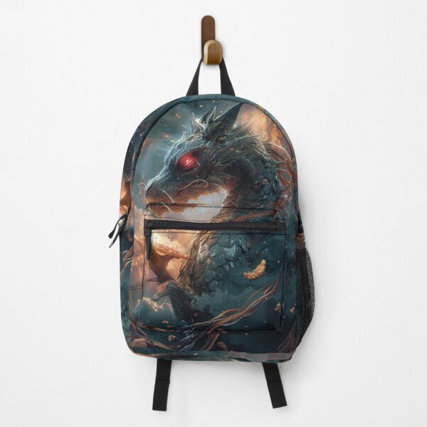 Item preview, Infernal Pizza Dragon – Dark Fantasy Surreal Beast Art designed and sold by Grafititee.