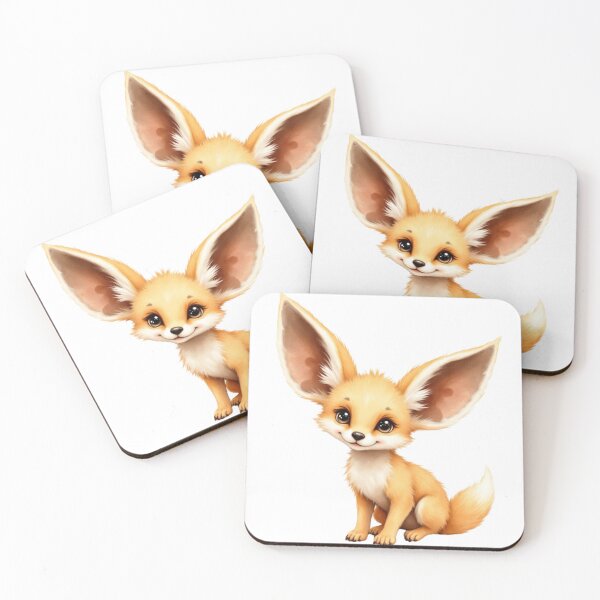 Item preview, Chibi Style Cute Fennec Fox designed and sold by TineRose.