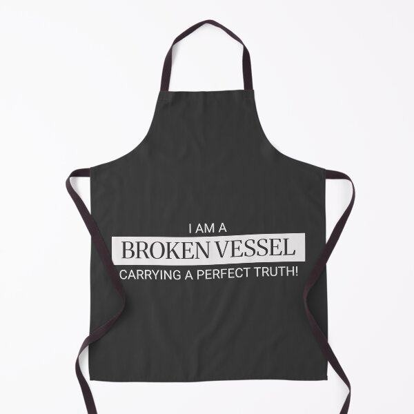 Item preview, I Am A Broken Vessel Carrying A Perfect Truth Minimalist Spiritual Quote Art designed and sold by Miniature Store.