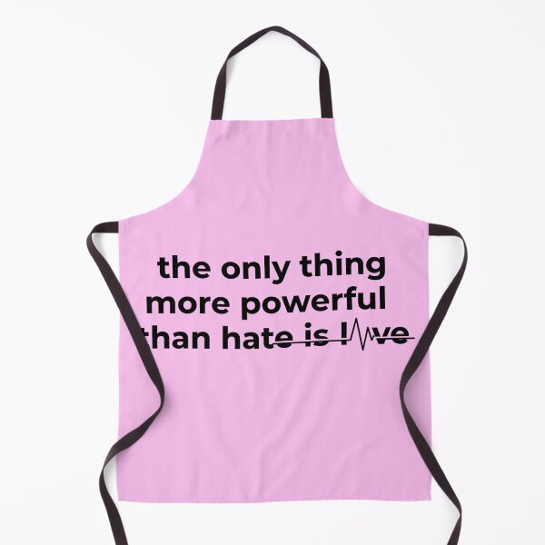 Item preview, The Only Thing More Powerful Than Hate Is Love - Heartbeat Design designed and sold by WowDezign.