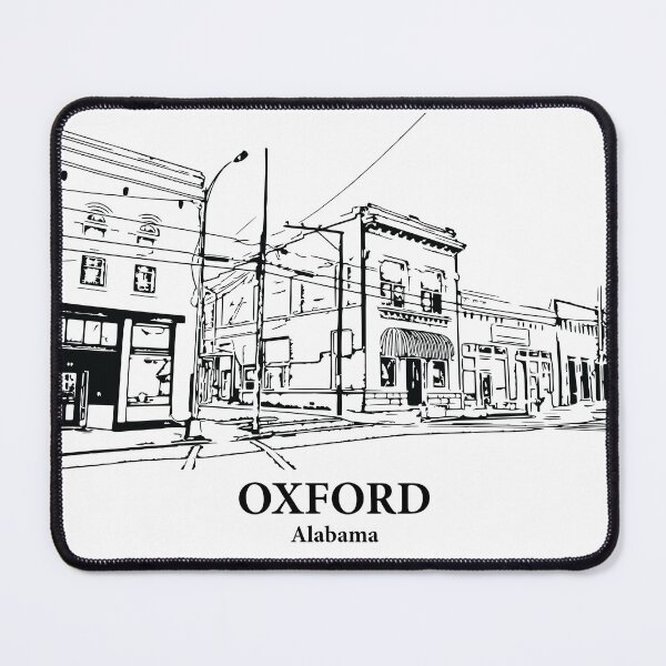 Item preview, Oxford AL - Ink Cityscape Illustration designed and sold by Lakeric Cityscapes.