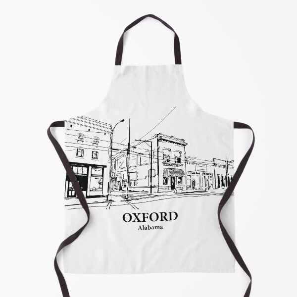Item preview, Oxford AL - Ink Cityscape Illustration designed and sold by Lakeric Cityscapes.