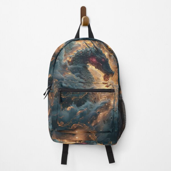Item preview, Infernal Pizza Dragon – Dark Fantasy Surreal Beast Art designed and sold by Grafititee.