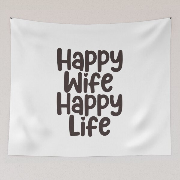 Item preview, Happy Wife Happy Life  designed and sold by Art for Every Person.