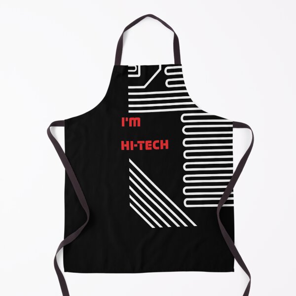 Item preview, Minimalist Red I'm Hi-Tech Typography Design designed and sold by mythographiaart.