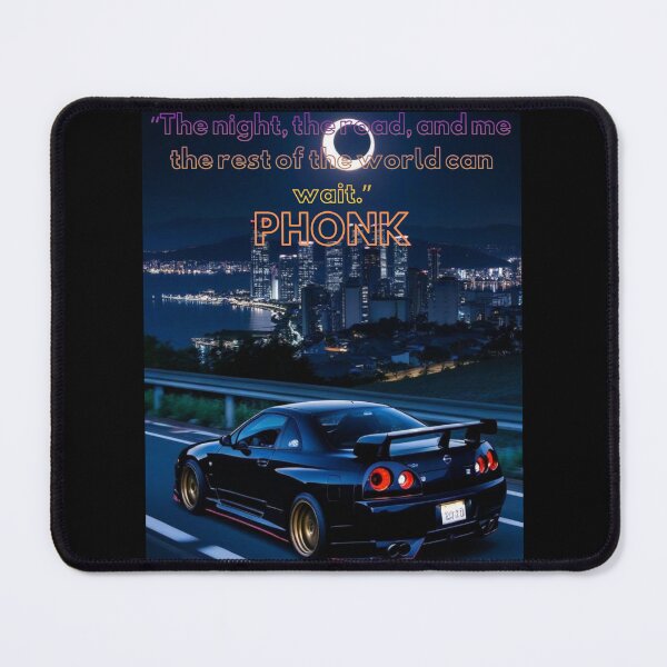 Item preview, ,,The night, the road, and me The rest of the world can wait'' PHONK designed and sold by ChemiroL.
