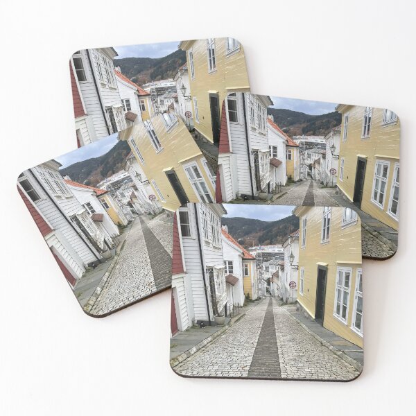 Item preview, Scandinavian Cobblestone Street – Quiet Nordic Alley designed and sold by ByIvette.