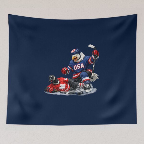 Item preview, USA Eagle Takes Down Canada Goose – Hockey Victory Design - 2026 Hockey Victory designed and sold by g1cash.
