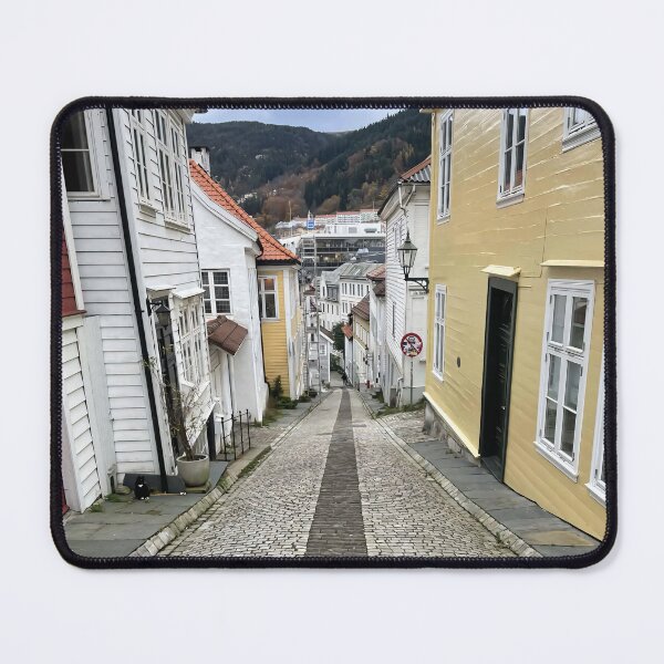 Item preview, Scandinavian Cobblestone Street – Quiet Nordic Alley designed and sold by ByIvette.