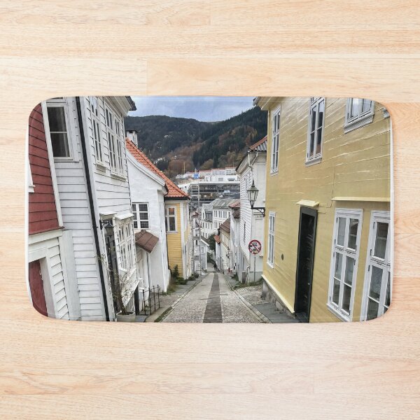 Item preview, Scandinavian Cobblestone Street – Quiet Nordic Alley designed and sold by ByIvette.