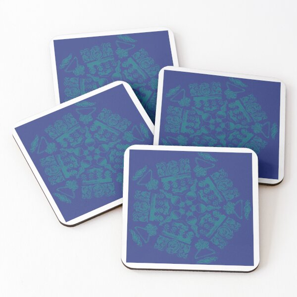 Item preview, Embellishment Pentagon Teal on Blue designed and sold by Digitalmyth's Designs.