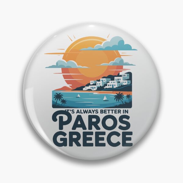Item preview, It’s Always Better in Paros Greece – Cyclades Sunset Travel Graphic designed and sold by paulo silveira.