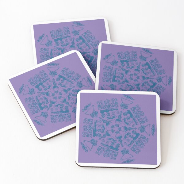 Item preview, Embellishment Pentagon Blue on Purple designed and sold by Digitalmyth's Designs.