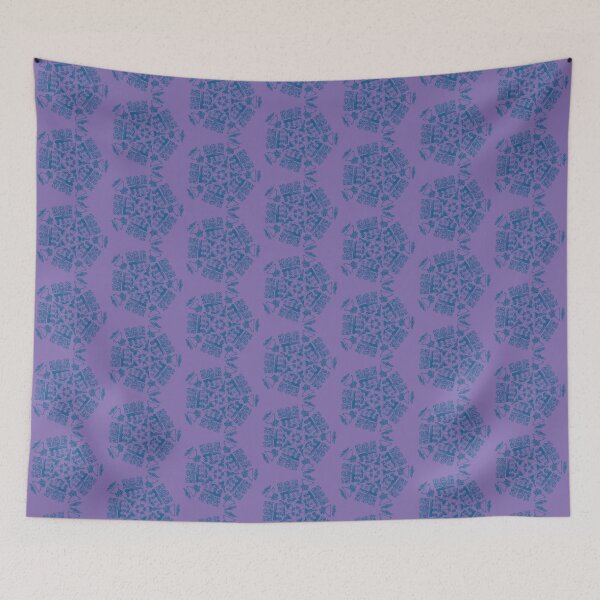 Item preview, Embellishment Pentagon Blue on Purple designed and sold by Digitalmyth's Designs.