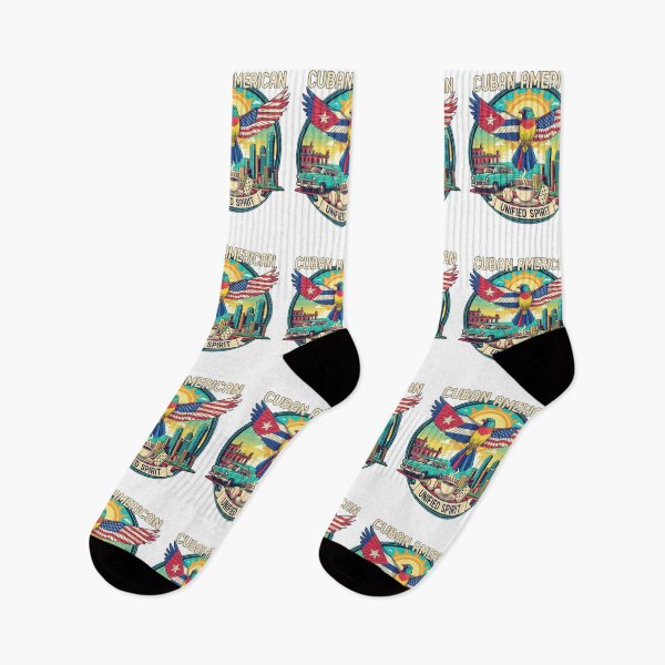 Item preview, Cuban American Unified Spirit - Miami to Havana Retro Pop Art designed and sold by Wear Sculpt.