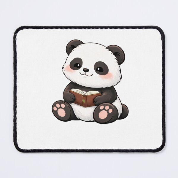 Item preview, Cute Reading Panda – Kawaii Book Lover Panda Sticker | Cozy Study Aesthetic Animal Art designed and sold by snaperos.