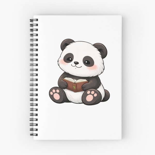 Item preview, Cute Reading Panda – Kawaii Book Lover Panda Sticker | Cozy Study Aesthetic Animal Art designed and sold by snaperos.