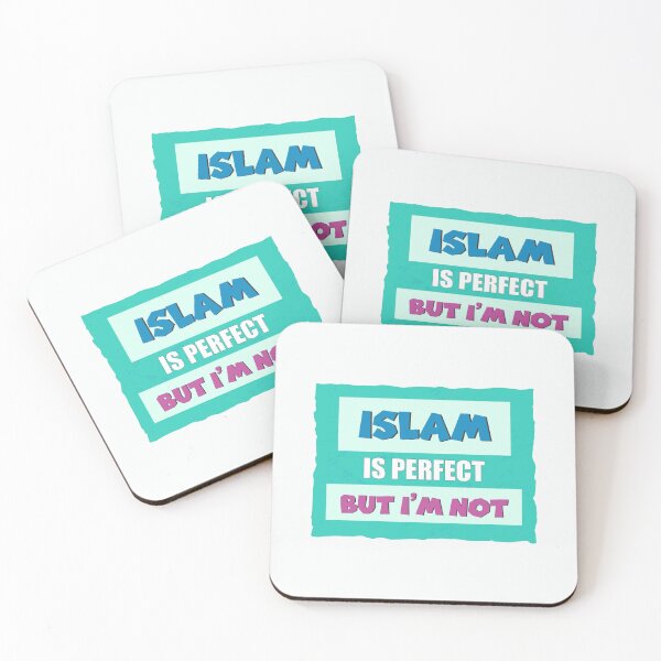 Item preview, Islam Is Perfect But I'm Not Islamic Typography Art designed and sold by Miniature Store.