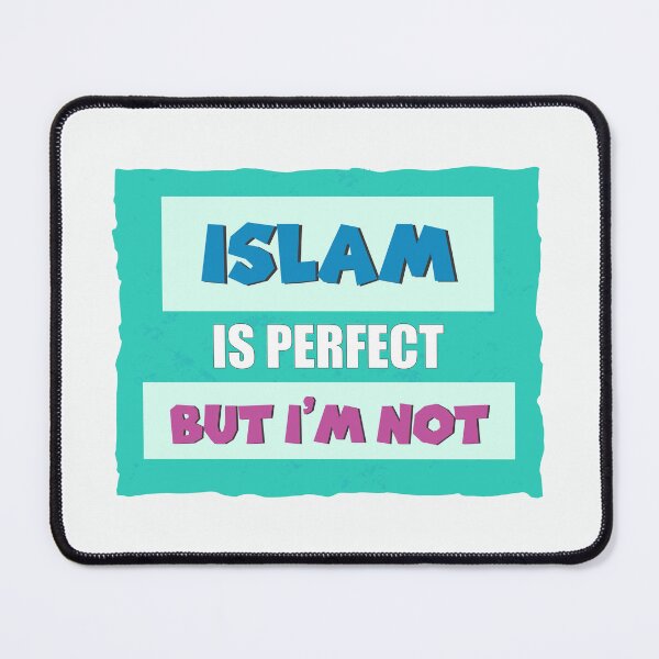 Item preview, Islam Is Perfect But I'm Not Islamic Typography Art designed and sold by Miniature Store.