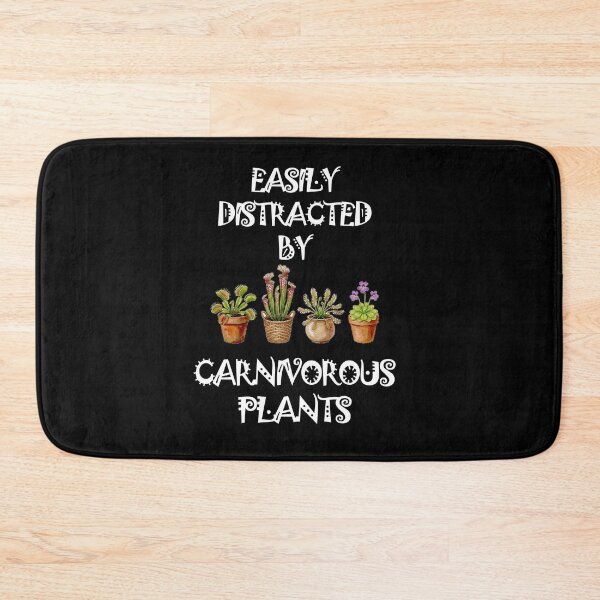 Item preview, Easily Distracted by Carnivorous Plants – Watercolor Venus Flytrap & Pitcher Plant Design designed and sold by EnR-designs.