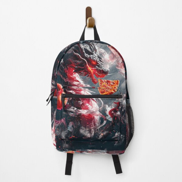 Item preview, Infernal Pizza Dragon – Dark Fantasy Surreal Beast Art designed and sold by Grafititee.